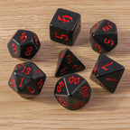 Tusember 7Pcs/Set 23 Colors Galaxy DND Dice Set D4 D6 D8 D10 D12 D20 Multifaceted Dice for TRPG Dragon Dungeon Board Game Props