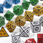 7/21/35-Piece Complete DND Dice Set with D4 D6 D8 D10 D12 D20 Polyhedral RPG Dice for Tabletop Games D&D Board Games Teaching