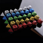 7/21/35-Piece Complete DND Dice Set with D4 D6 D8 D10 D12 D20 Polyhedral RPG Dice for Tabletop Games D&D Board Games Teaching