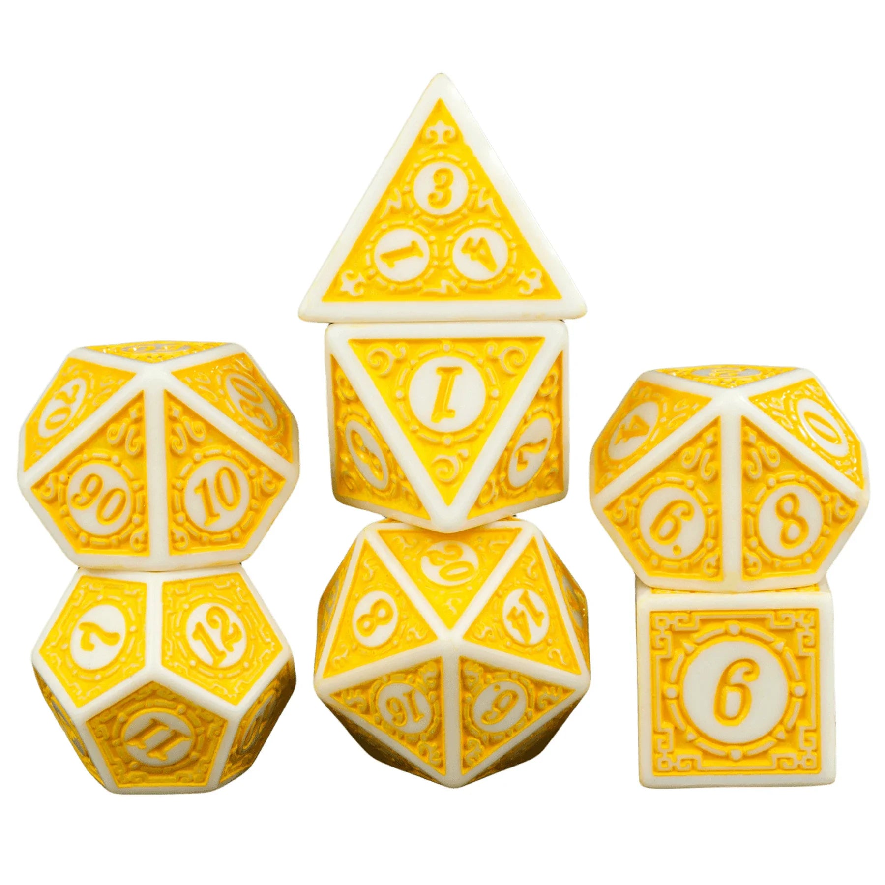 DND Game Dice 16Mm-20Mm Dices Set for Board Games /Teaching Math Party Accessories Multi Sided Dices Set