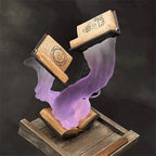 Tomes of Magics Dice Tower Magics Dice Tray Big Book Ornaments Large Garden Gnome Sculpture Statue Decoration for Game D&D RPG